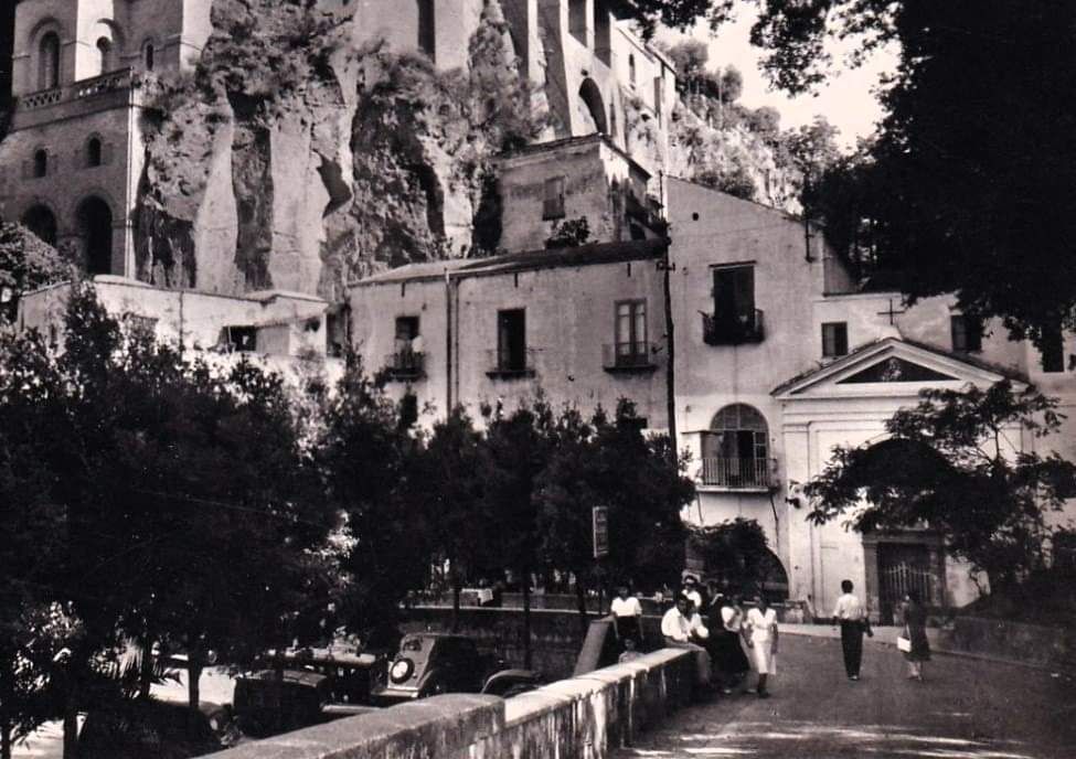 La Chiesa della Madonna del Soccorso in uno scatto del secondo Dopoguerra