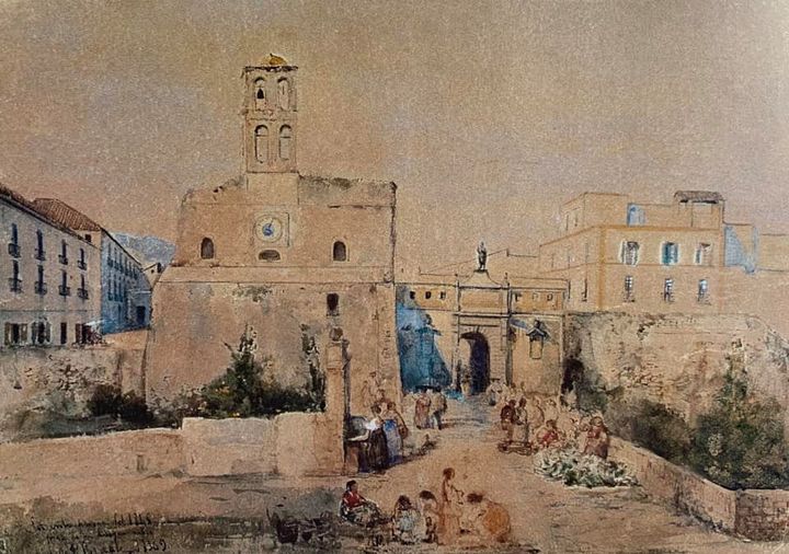 G. Gigante, La piazza del Paese