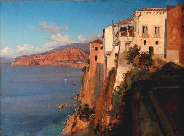 Teodoro Duclère, La casa del Tasso a Sorrento, 1850 circa, olio su tela, Sorrento, Museo Correale di Terranova