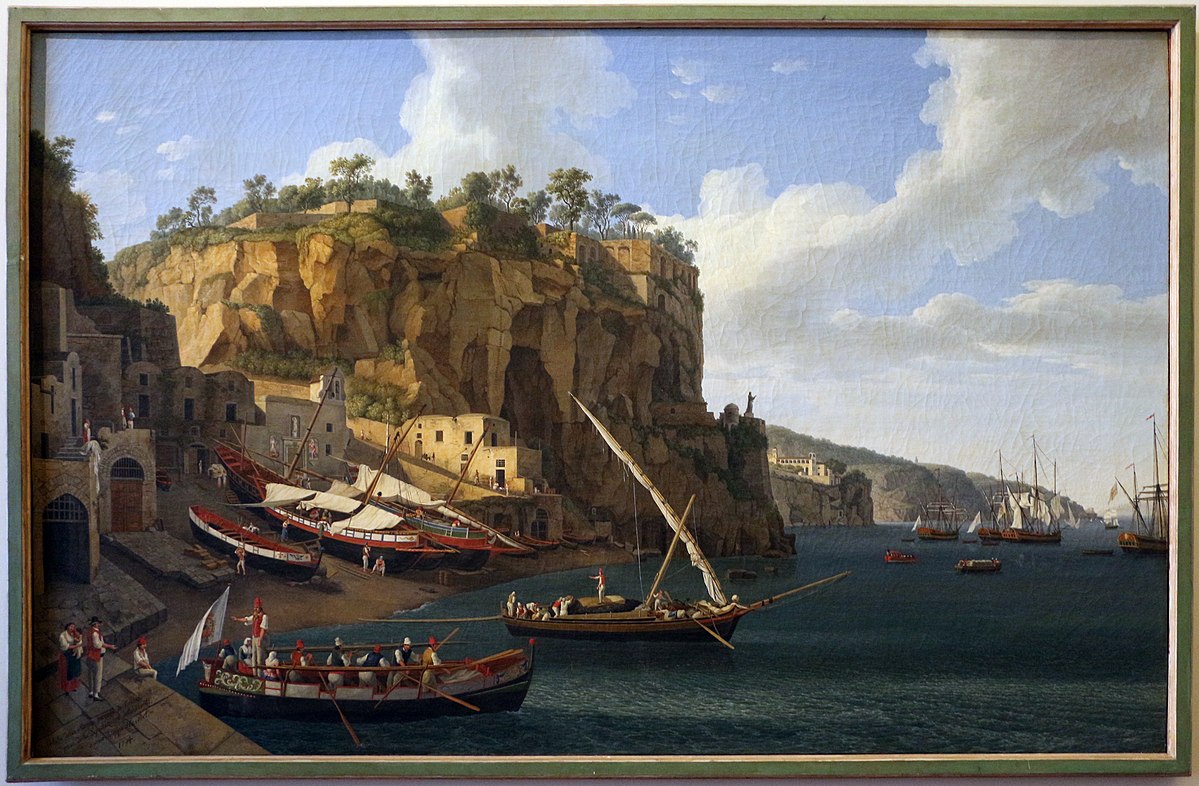 Jacob Philipp Hackert, Marina Piccola di Sorrento, 1794 (Caserta, Appartamenti Storici E Parco Del Palazzo Reale)